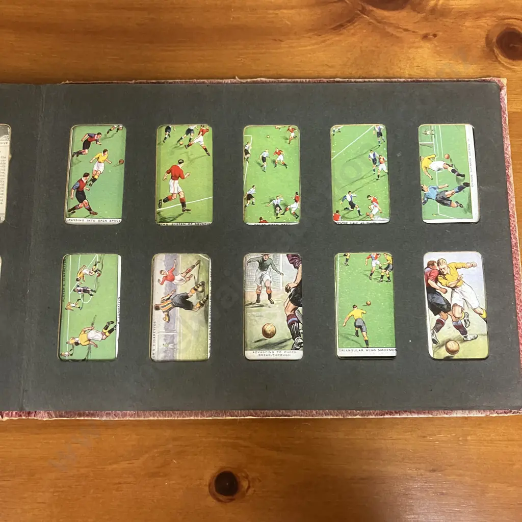 Wills Cigarette Cards NZ Footballers, 1938 Churchmans Boxing Personalities, Ardath Cigs Etc In Three Castles Album Image 1++