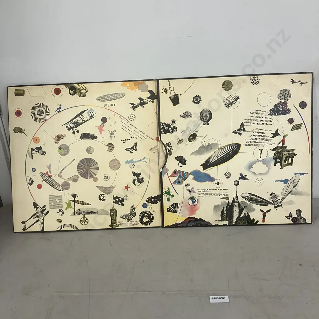 Rare Led Zeppelin - Led Zeppelin III Misprint Album, Gatefold Vinyl LP, 1970 New Zealand Pressing, Atlantic SD 7201 Image 1++