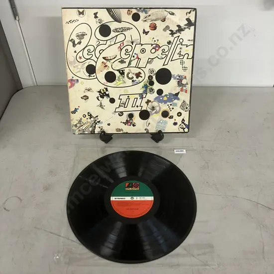 Rare Led Zeppelin - Led Zeppelin III Misprint Album, Gatefold Vinyl LP, 1970 New Zealand Pressing, Atlantic SD 7201