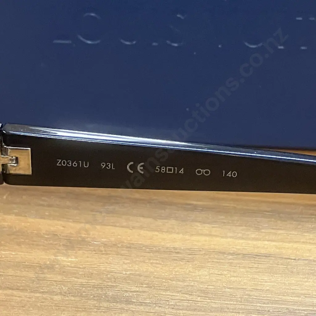 Louis Vuitton Acetate Frame Enigme GM Sunglasses Z0361U Black With Case, Box & Paperwork (93L 58-14 OO 140) Image 1++