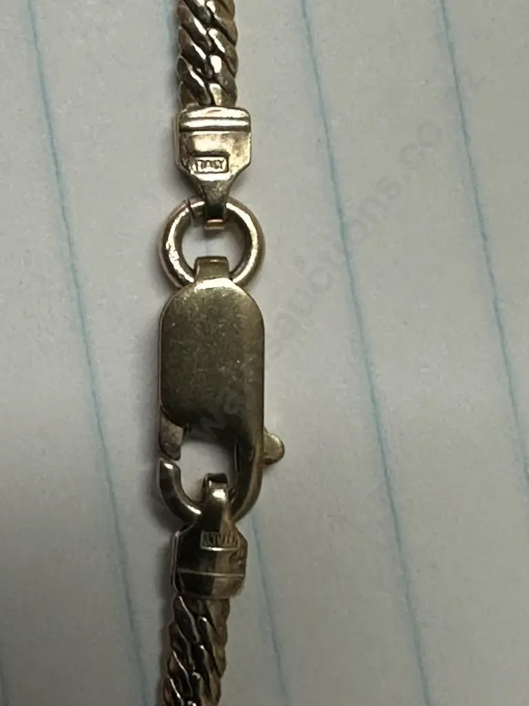 Stamped Italy Gold Chain Necklace (as found) Image 1++