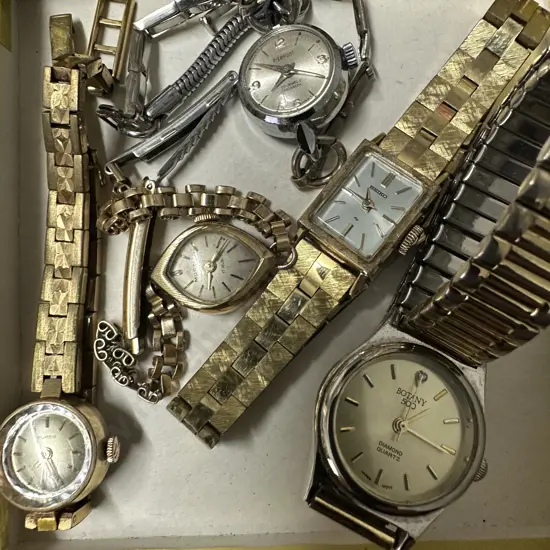 Selection Of Vintage Watches Including Botany 500 Diamond Accent, Pierpont, Mupit Etc