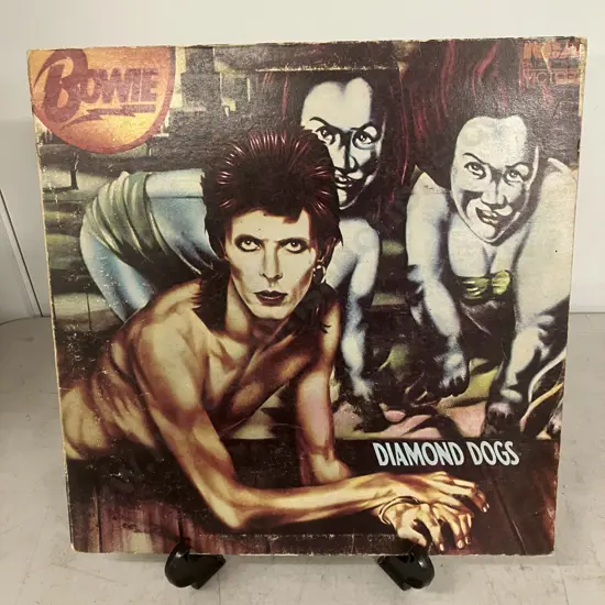 Very Rare 1974 New Zealand Pressing David Bowie Diamond Dogs Gatefold Vinyl LP Record, RCA Victor CPL1-0576
