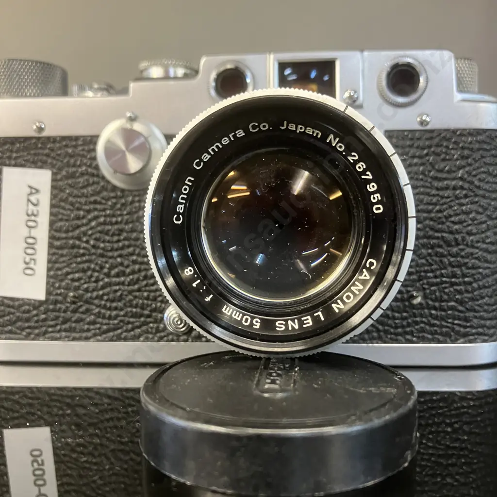 Showa Kogaku Leotax T2L " ELITE " Rangefinder Film Camera (#332204) With Canon 50mm f1:8 Lens (#267950) From Japan 1959 Image 1++