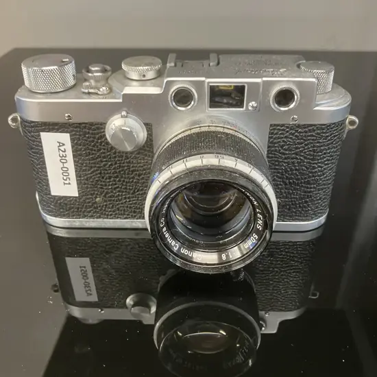 Showa Kogaku Leotax T2L " ELITE " Rangefinder Film Camera (#330409) With Canon 50mm f1:8 Lens (#261843) From Japan 1959