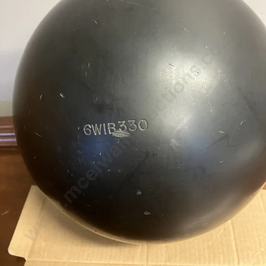 Vintage Ebonite Firebolt (6W1B330) & Ebonite Nitro (12H8169) Bowling Balls With Prince Carry Case Image 1++