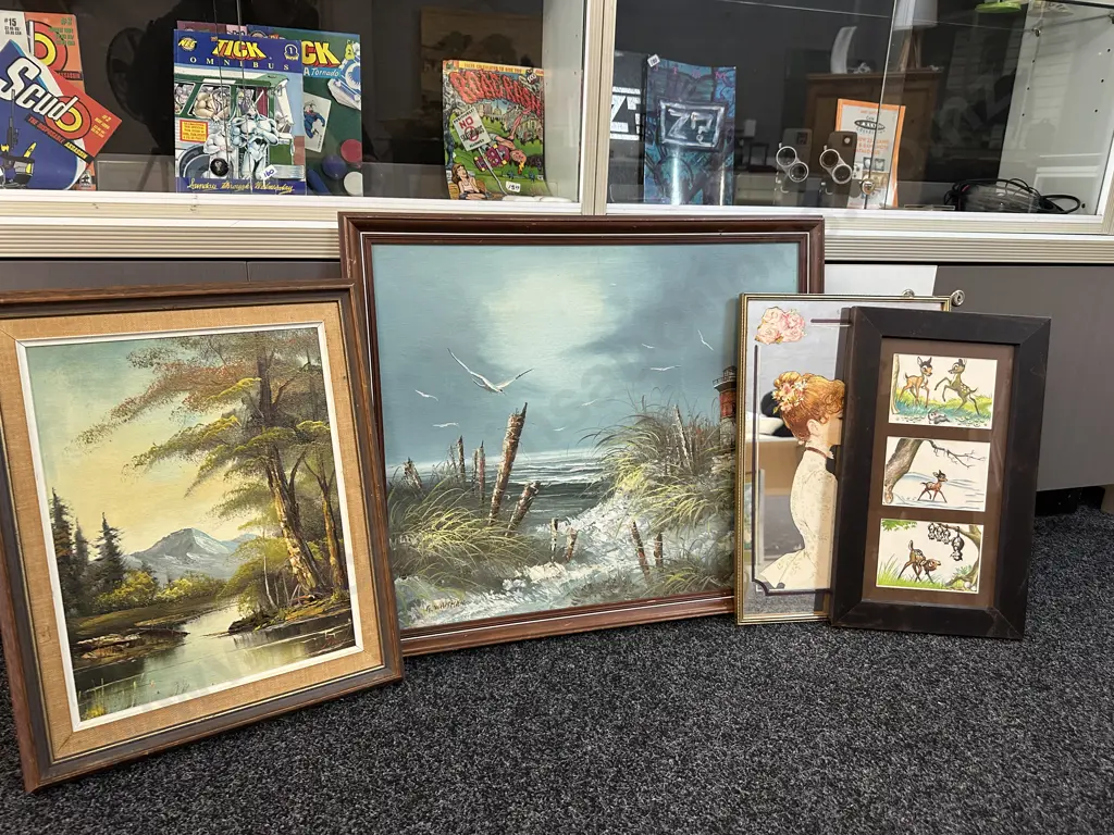 Selection Of Vintage Artwork x4 Image 1++