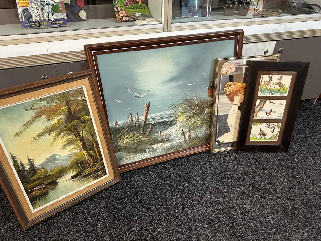 Selection Of Vintage Artwork x4 Image 1++