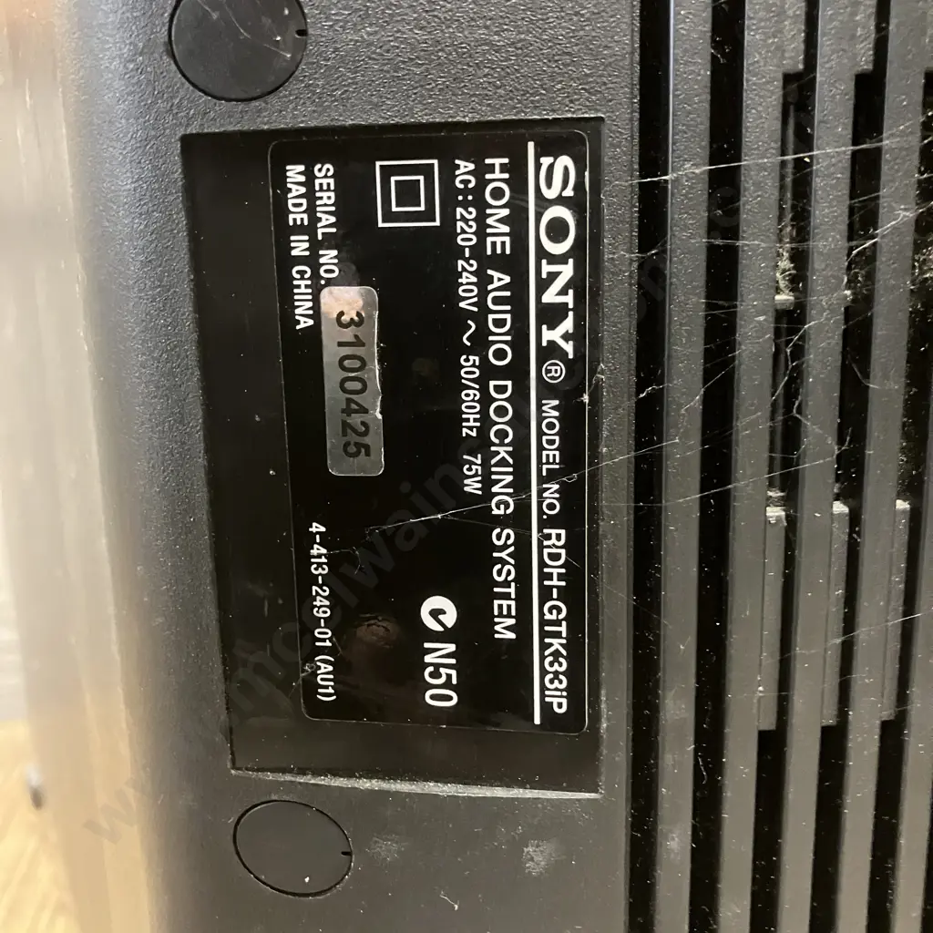 Sony RDH-CTK33iP Docki Hi-fi System (As Found Condition) Image 1++
