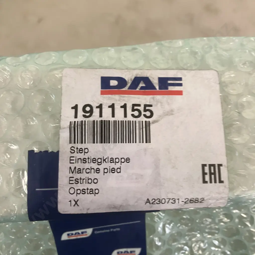 Two x DAF 1911155 Step Pocket RH CF EURO Steps (Sold with 56) Image 1++