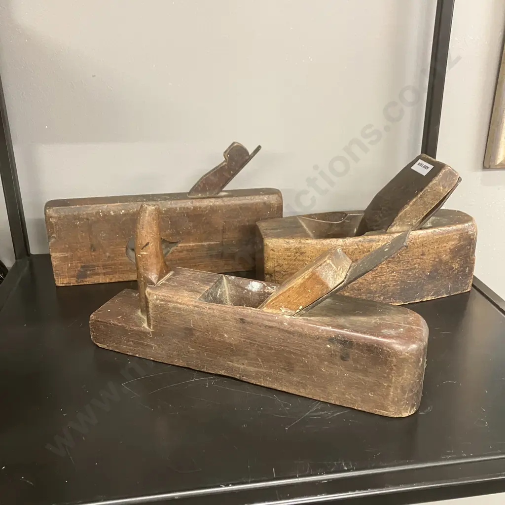 A. Mathieson Glasgow & Edinburgh 'Coffin' Wooden Plane, A. Mathieson & Son Wood Plane, Small Antique Wood Plane Image 1++