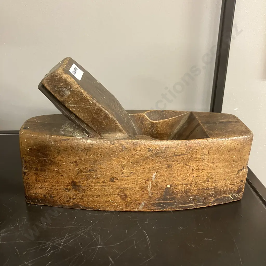A. Mathieson Glasgow & Edinburgh 'Coffin' Wooden Plane, A. Mathieson & Son Wood Plane, Small Antique Wood Plane Image 1++