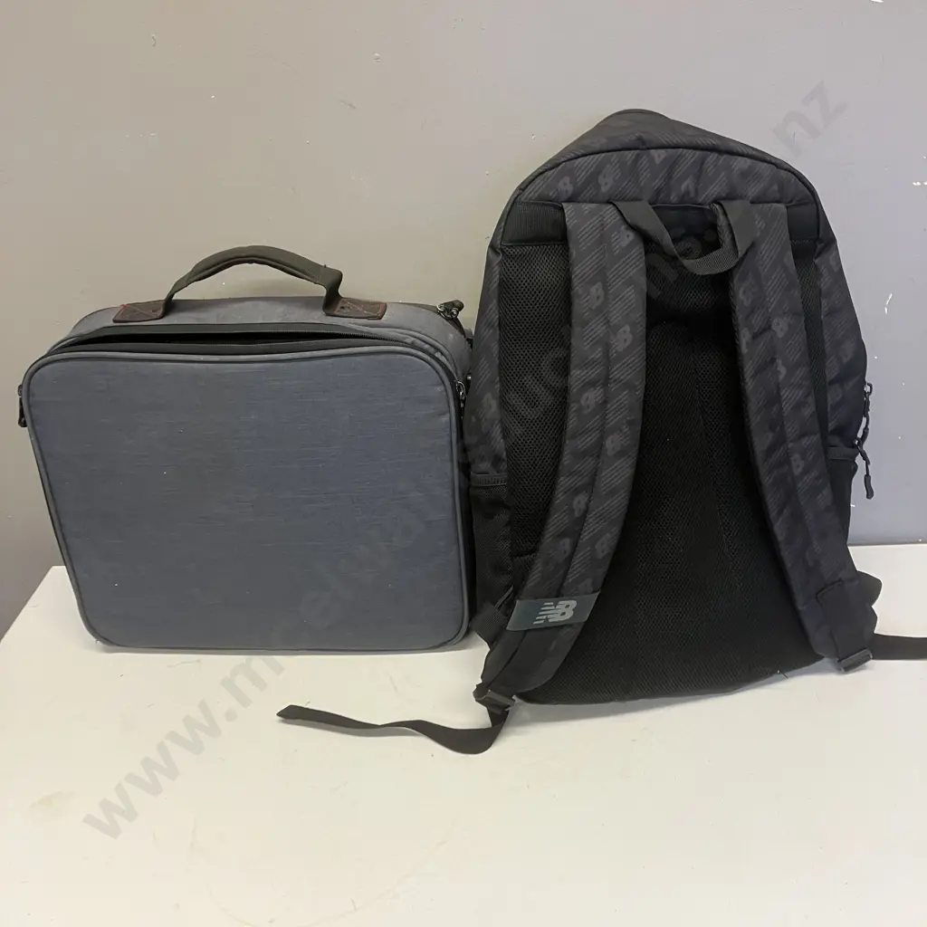 Vintage Quiksilver Laptop Bag & Black New Balance Backpack Image 1++