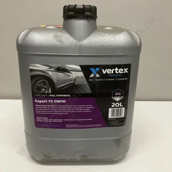 Vertex Expert FE 0W30 20 Litre
