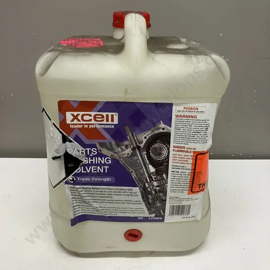 Xcell Parts Washing Solvent Trade Strength 20 Litres