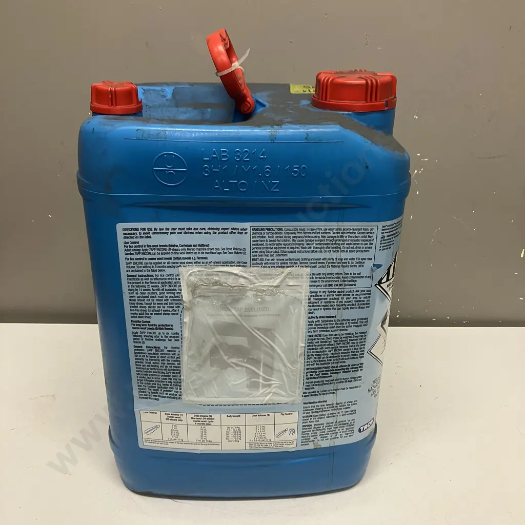 ZAPP Encore Pour-On For Sheep 20 Litres (Expires August 2024) Image 1++