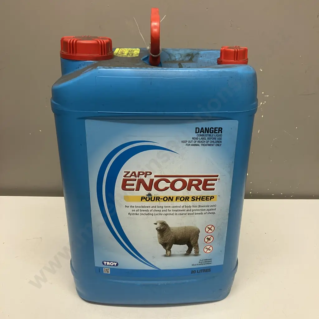 ZAPP Encore Pour-On For Sheep 20 Litres (Expires June 2025) Image 1++