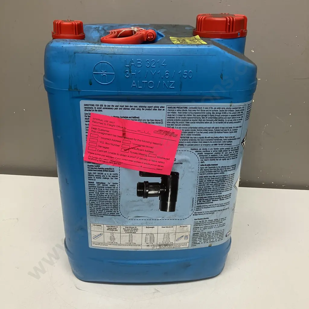 ZAPP Encore Pour-On For Sheep 20 Litres (Expires June 2025) Image 1++