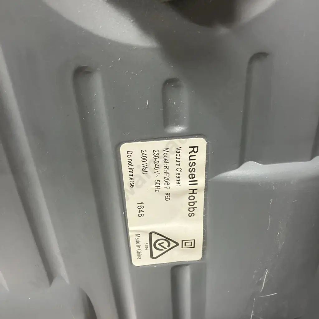 Russell Hobbs Hepa Cyclonic 2400W Vacuum Cleaner Model RHF 206P Image 1++