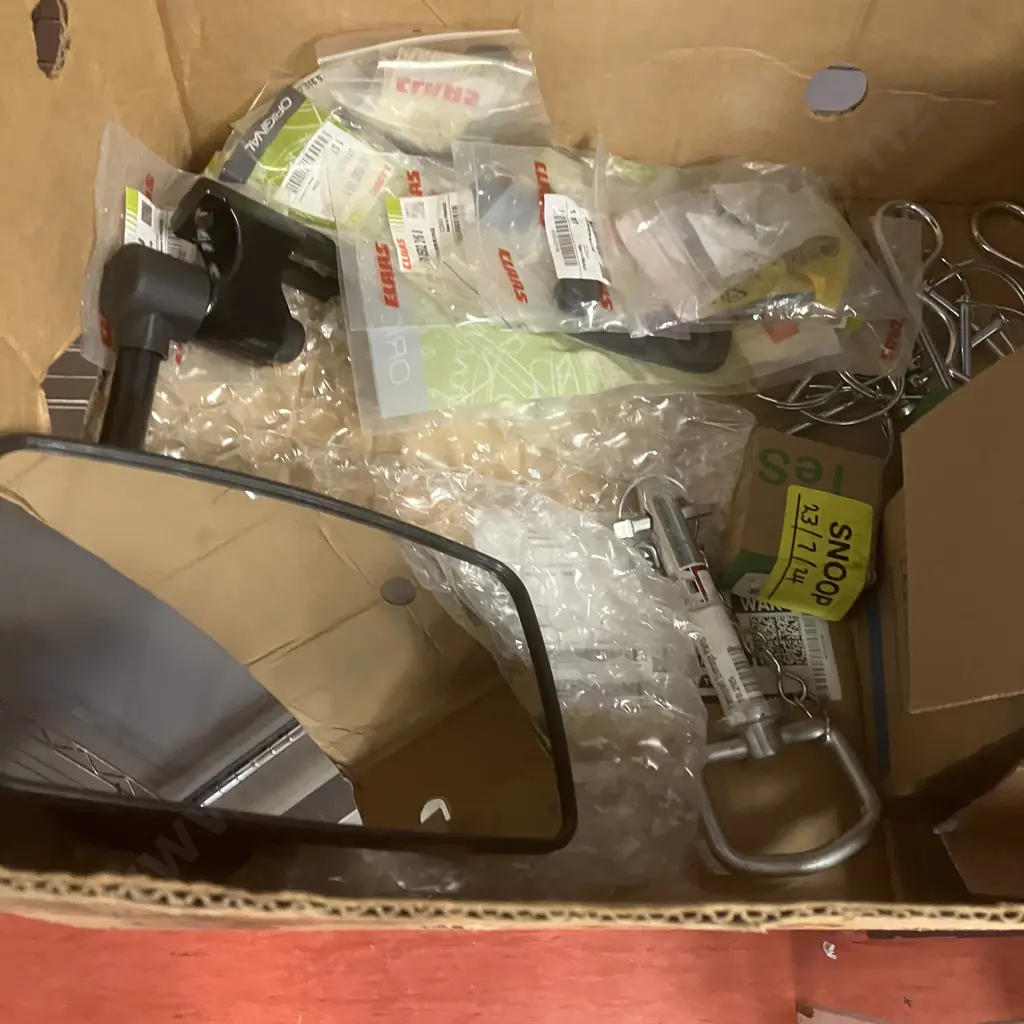 2m Circular Green Cover, Box Lots - Smat Nord Wing Mirror, Hitch Pin, Filter, Foil Trays Etc Image 1++