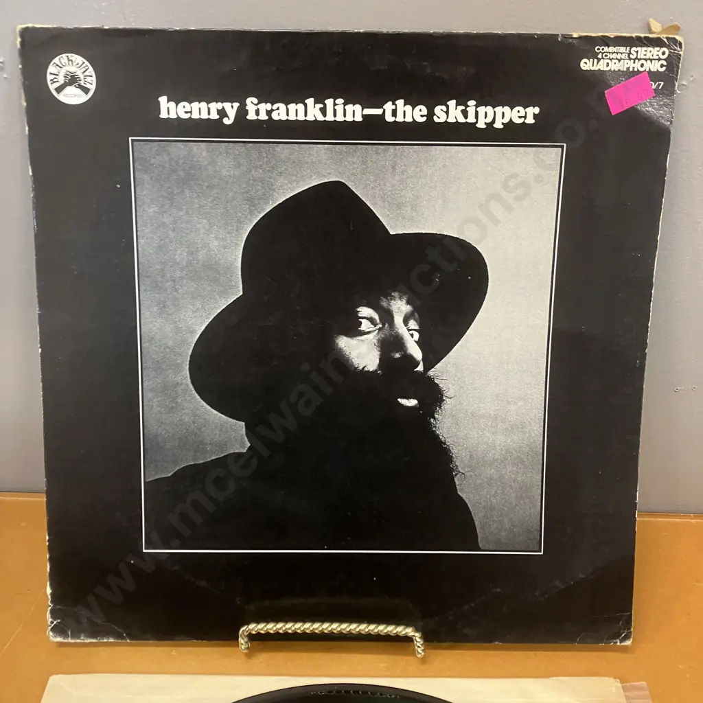 Rare Henry Franklin - The Skipper Vinyl LP, Original 1972 US Pressing, Black Jazz Records – BJQD/7. NM Image 1++