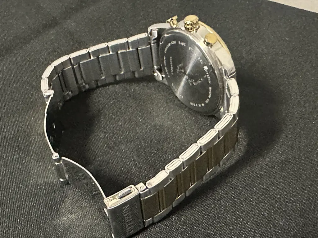 Mens Citizen Watch Gold/Silver Coloured Detail 302310046 Image 1++