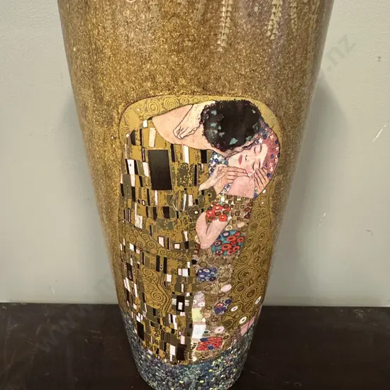 Geobel Artis Orbs Gustav Klimt Kiss Vase H29cm.