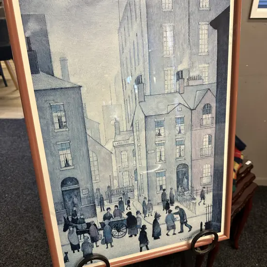 Framed Artwork Signed Print H60,W44cm.