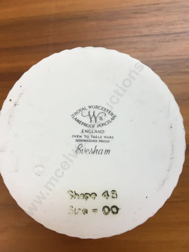 Evesham Royal Worcester Ramekins Shape 40 With Assorted Cutlery Image 1++