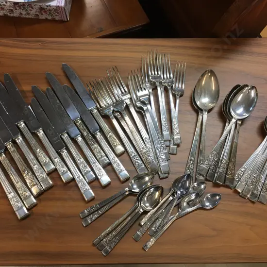 Sheffield Atkinson Bros Flatware 50 Pieces