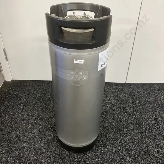 Mangrove Jack's 19 Litre Ball Lock Keg, Double Handle, Rubber Foot