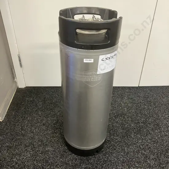 Mangrove Jack's 19 Litre Ball Lock Keg, Double Handle, Rubber Foot