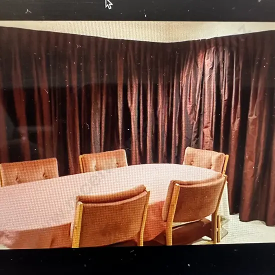 Burgundy Shimmer Curtains & Rails Drop 200cm