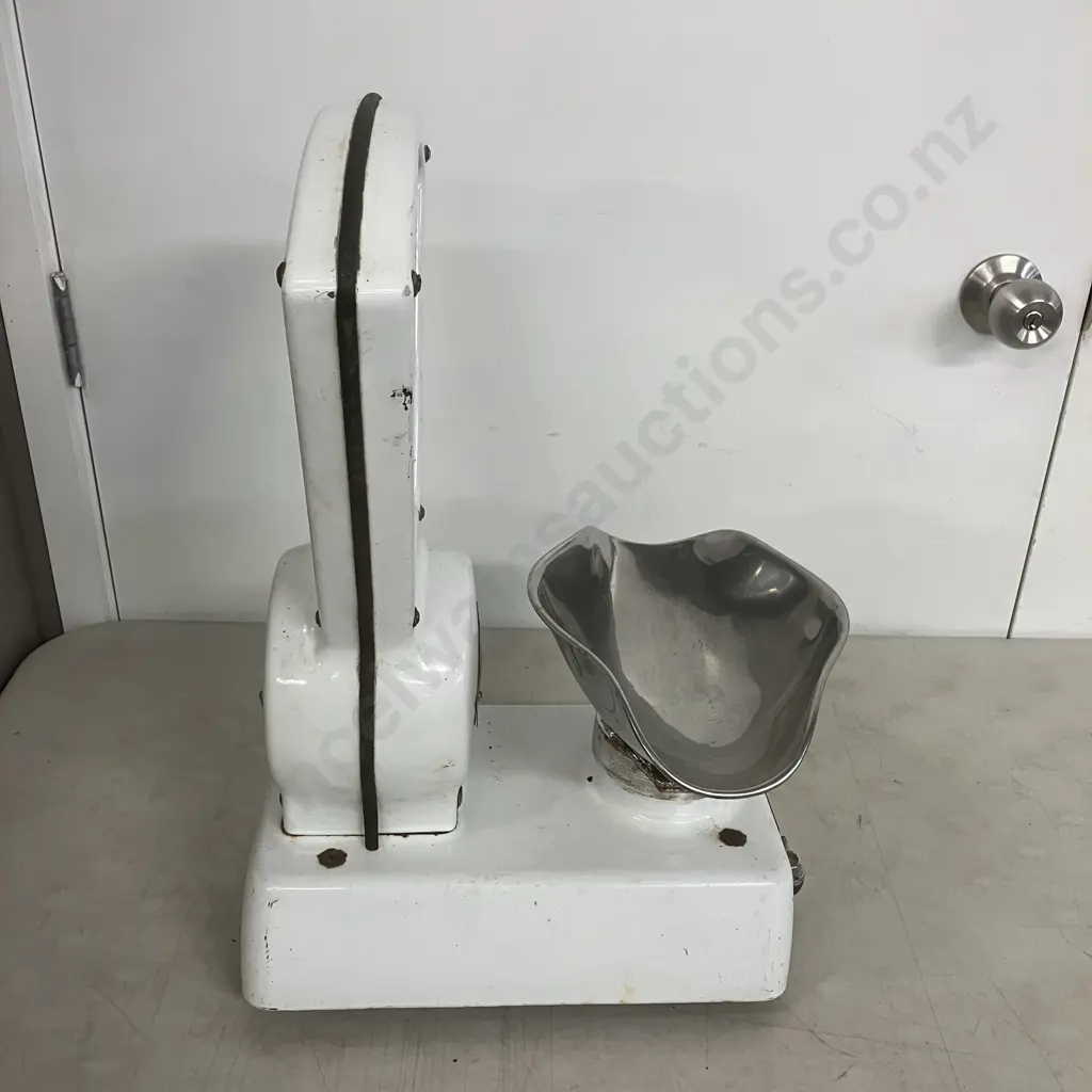 Vintage 1960’s Swift Sweet Shop Grocery Counter Top Scales - To Weigh 2lbs / Graduated By 1 Cent Divisions. H50cm Image 1++