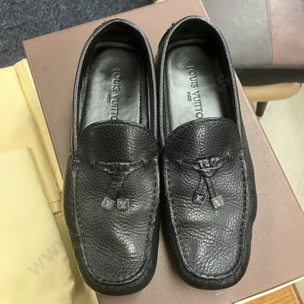Louis Vuitton Style Driver Moccasin With Dust Bags & Box Image 1++