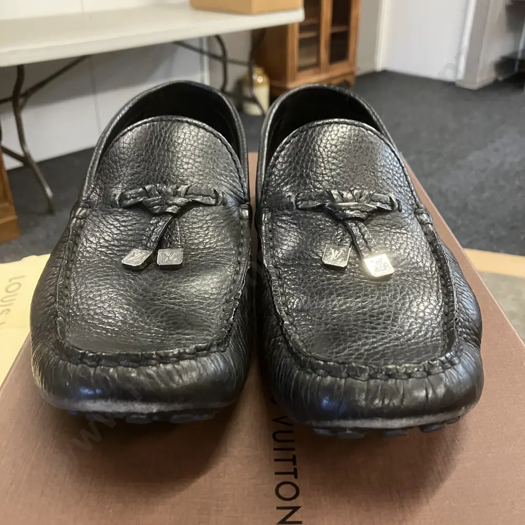Louis Vuitton Style Driver Moccasin With Dust Bags & Box Image 1++