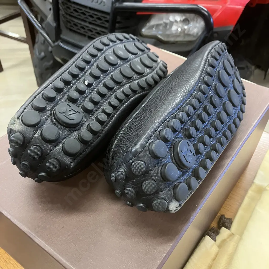 Louis Vuitton Style Driver Moccasin With Dust Bags & Box Image 1++