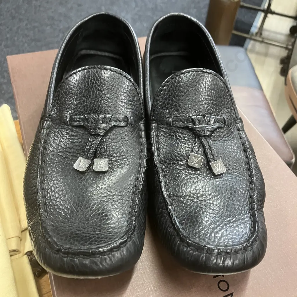 Louis Vuitton Style Driver Moccasin With Dust Bags & Box Image 1++