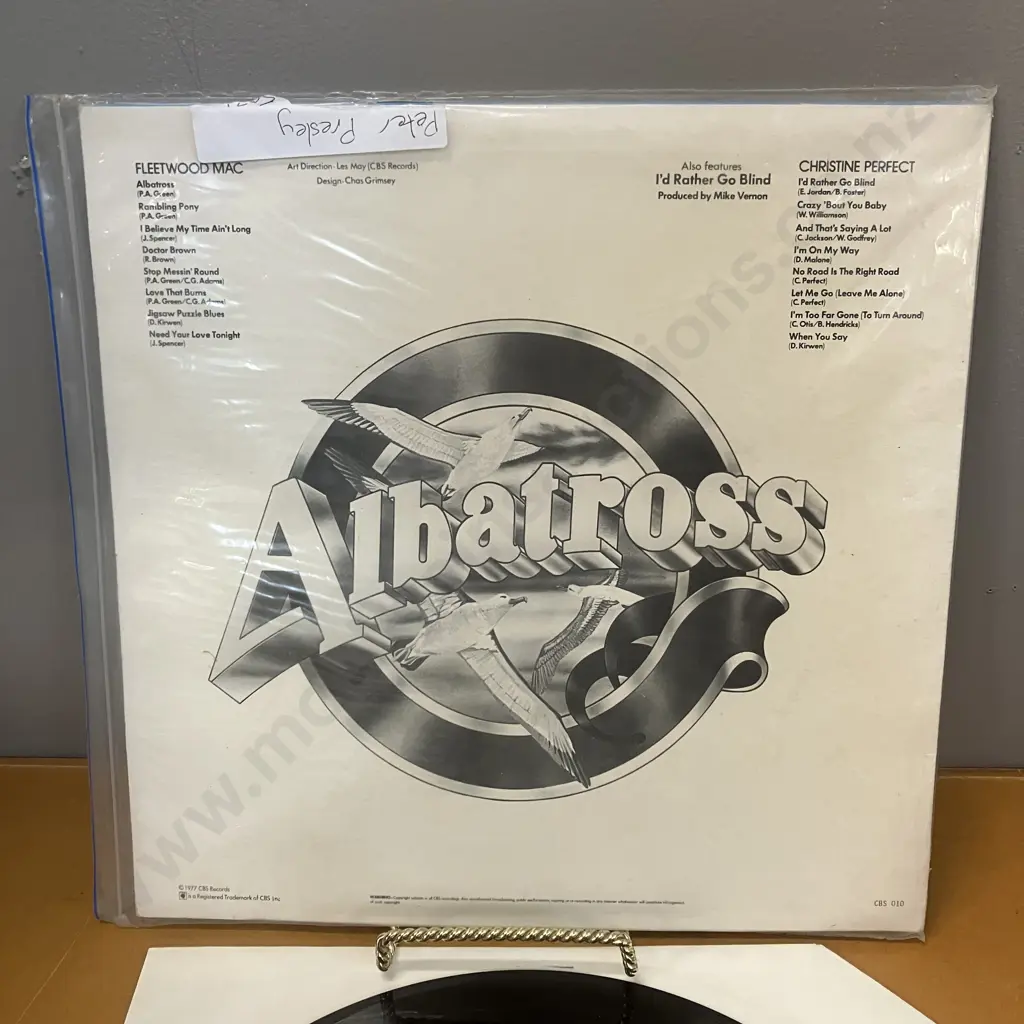 Fleetwood Mac & Christine Perfect - Albatross LP 1977 NZ Pressing CBS 010. NM Image 1++