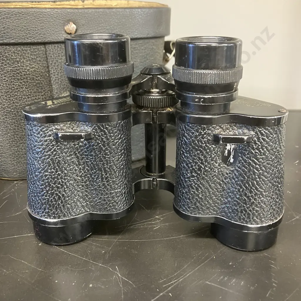 Vintage Zenith Tempest 8x30 Binoculars With Case Image 1++