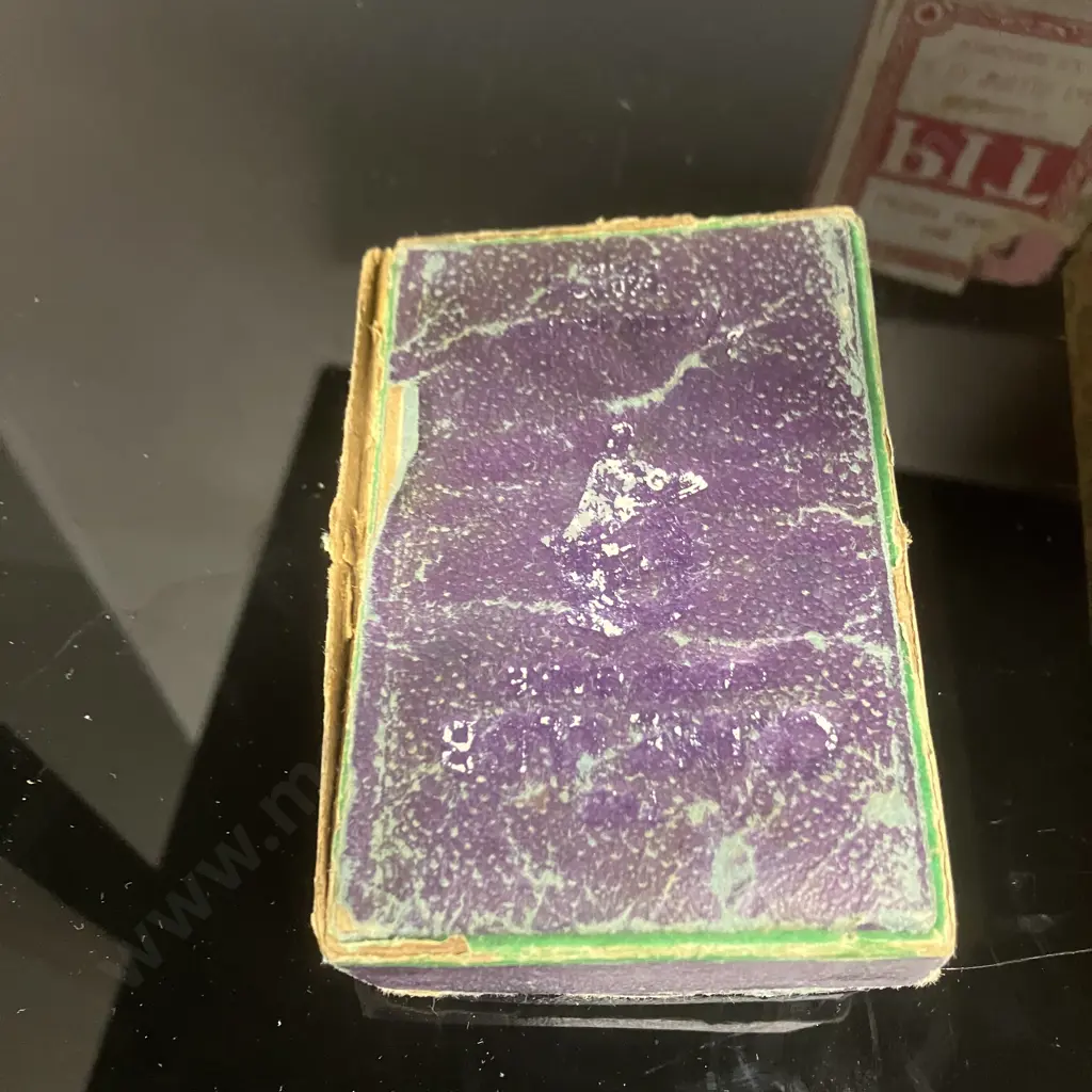 The Crime Club Card Game by Peter Cheyney, Pepys Series 1935 First Edition (Purple Box) As Found Image 1++