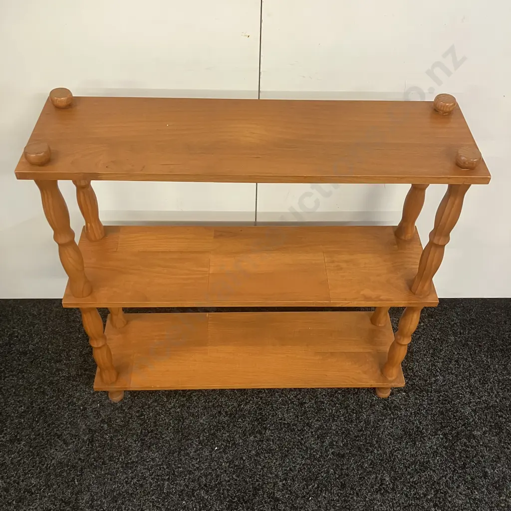 Vintage Pine Shelf Unit. H76 W75 D22cm Image 1++