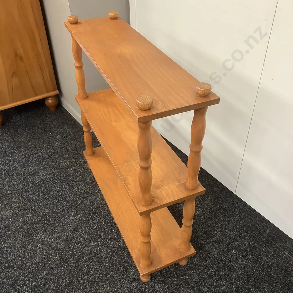 Vintage Pine Shelf Unit. H76 W75 D22cm Image 1++