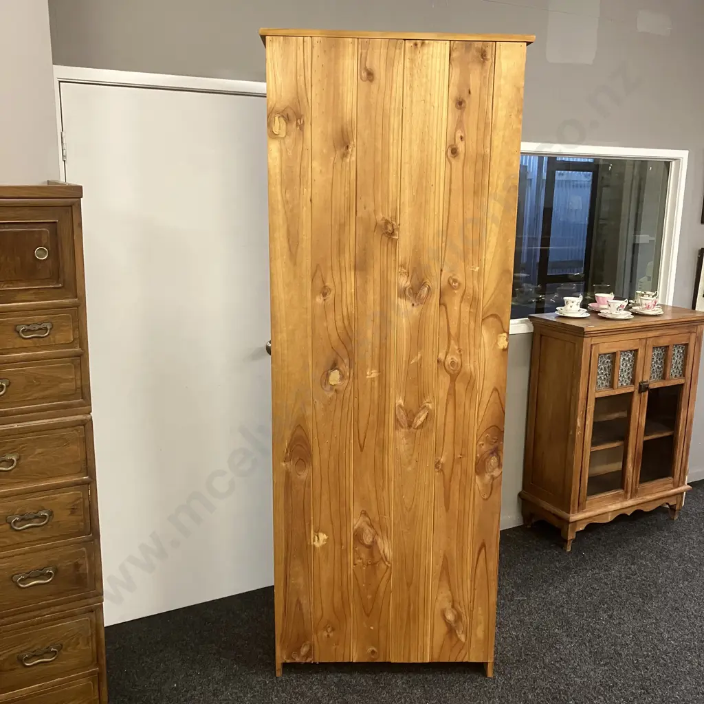 Solid Pine Bookcase, 6 Shelves, Tongue & Groove Backed. H212 W80 D29cm Image 1++