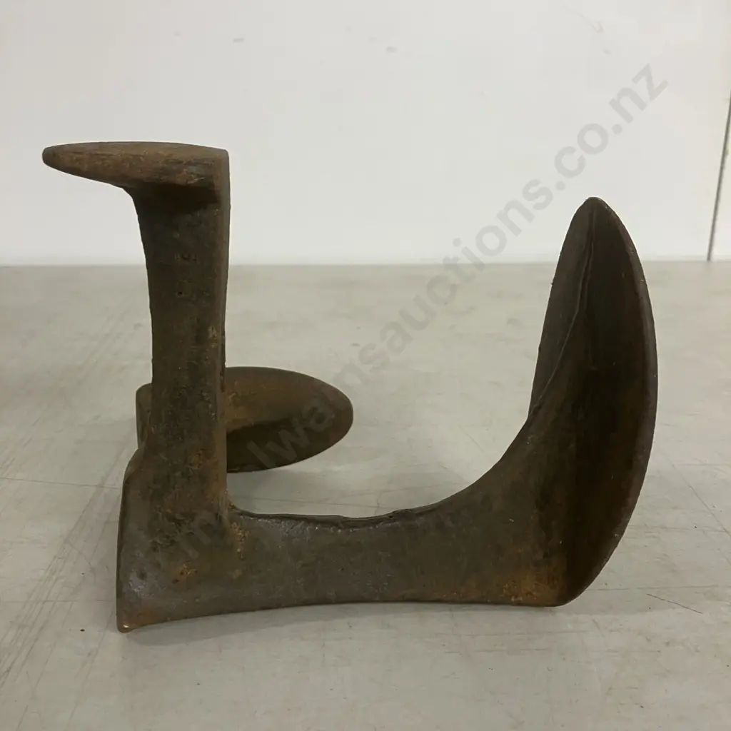 Antique Cast Iron BLAKEYS Boot Protectors Paragon No. 2 Regt Mark Shoemaker Cobbler's Anvil 1884 Image 1++