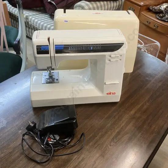 ELNA Envision 3005 Sewing Machine With Case & Foot Pedal