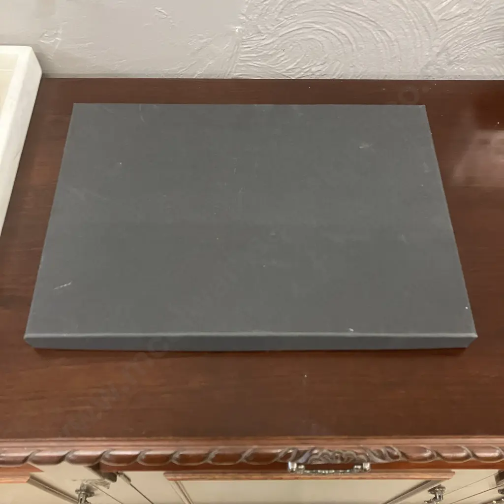Marble Tray With 4 Coasters (20 x 29cm) And Boxed Slate Cheese Set Image 1++
