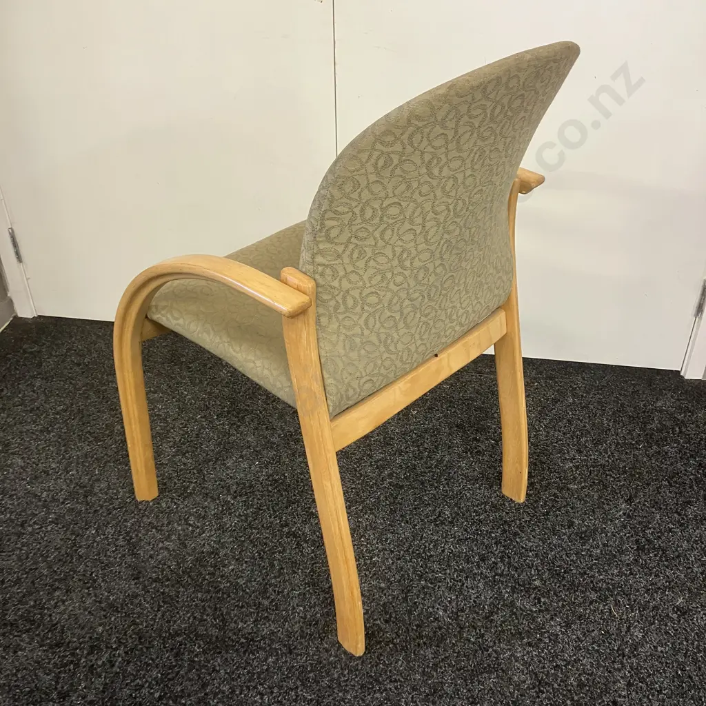 Reception Chair With Camel Colour Fabric (Unsaleable Donated) Image 1++