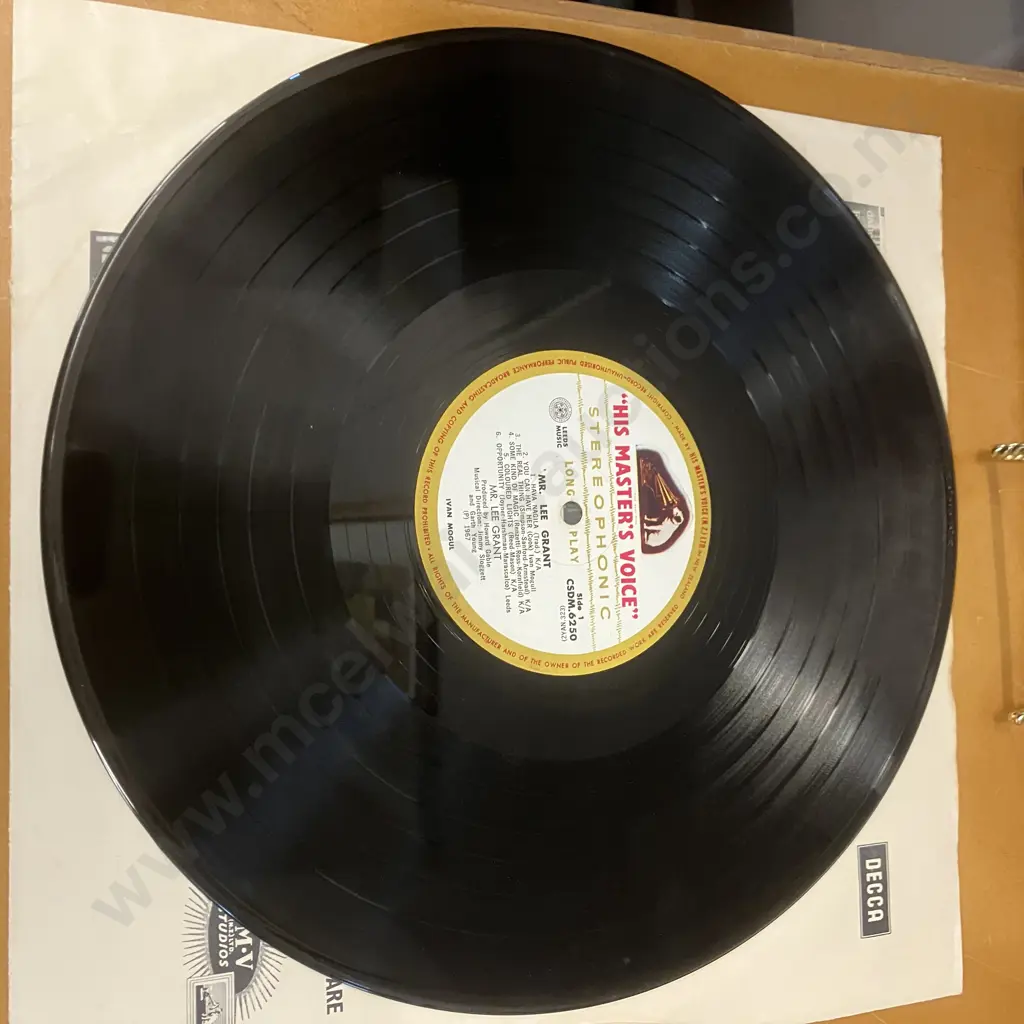 Rare Original LPs - New Zealand Pressings Mr Lee Grant 1967 CSDM6250 & Introducing Dinah Lee VP140 1964 Image 1++