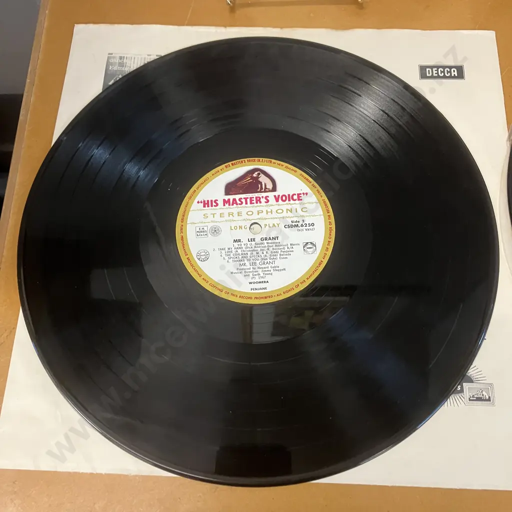 Rare Original LPs - New Zealand Pressings Mr Lee Grant 1967 CSDM6250 & Introducing Dinah Lee VP140 1964 Image 1++